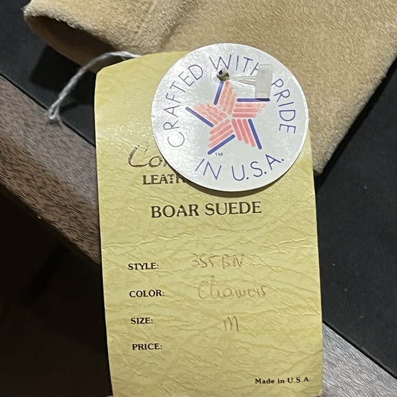 Vintage Continental Leather Fringe Suede Jacket Open Front Western Womens - Picture 11 of 12